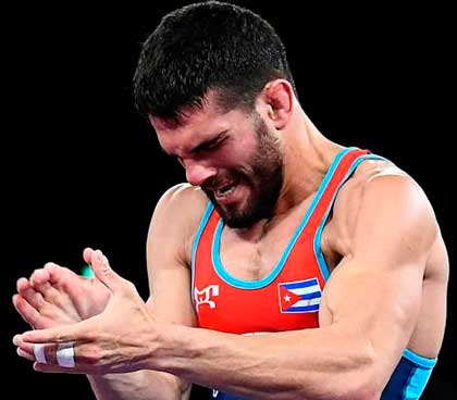 Luis Alberto Orta, luchador cubano, en Tokio 2020. Luis Alberto Orta, luchador cubano, en Tokio 2020.