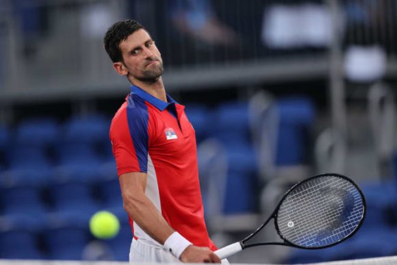 Tenista Novak Djokovic. Tenista Novak Djokovic.
