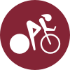 Logo del ciclismo de pista en Tokio 2020.