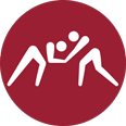 Logo de la lucha en los Juegos Olí­mpicos Tokio 2020.