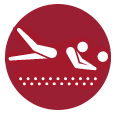 Icono del voleibol de playa.