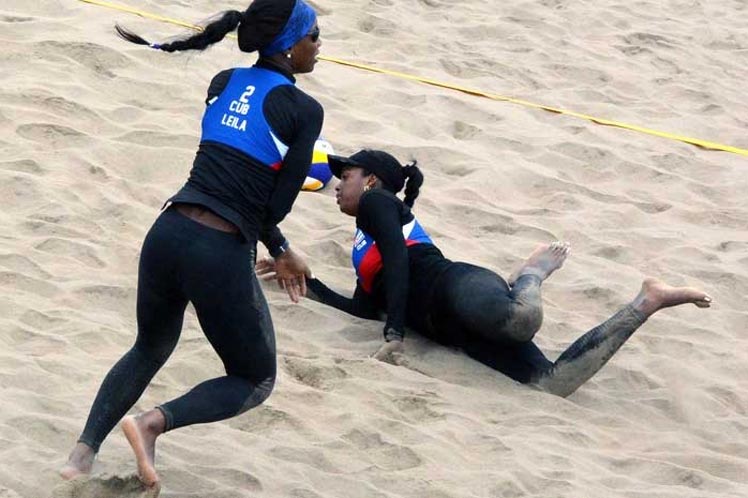 Leila Martínez y Lidianny Echevarría, dupla cubana de voleibol de playa en Tokio 2020. Leila Martínez y Lidianny Echevarría, dupla cubana de voleibol de playa en Tokio 2020.