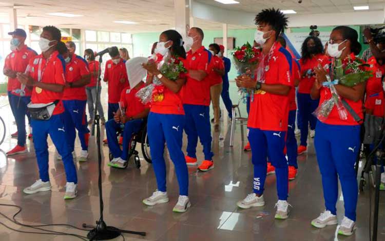 Integrantes de la delegación cubana que participó en los Juegos Paralímpicos Tokio 2020. Integrantes de la delegación cubana que participó en los Juegos Paralímpicos Tokio 2020.