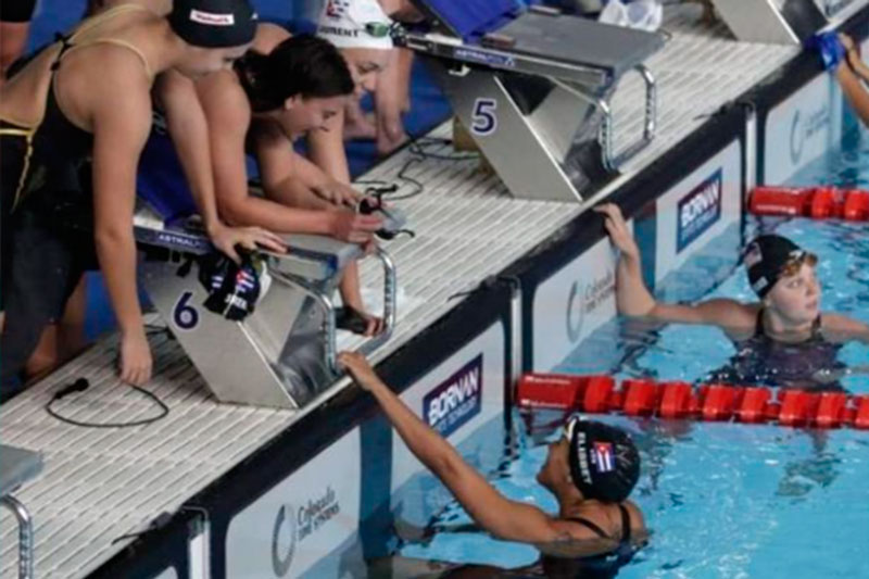 Relevo cubano 4x400, quinto lugar en la final y récord nacional.