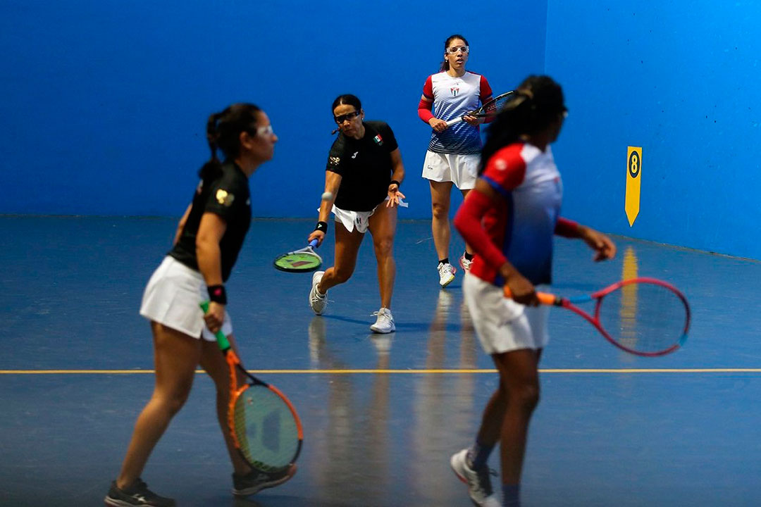 Daniela Darriba y Wendy Durán, plata en frontenis.
