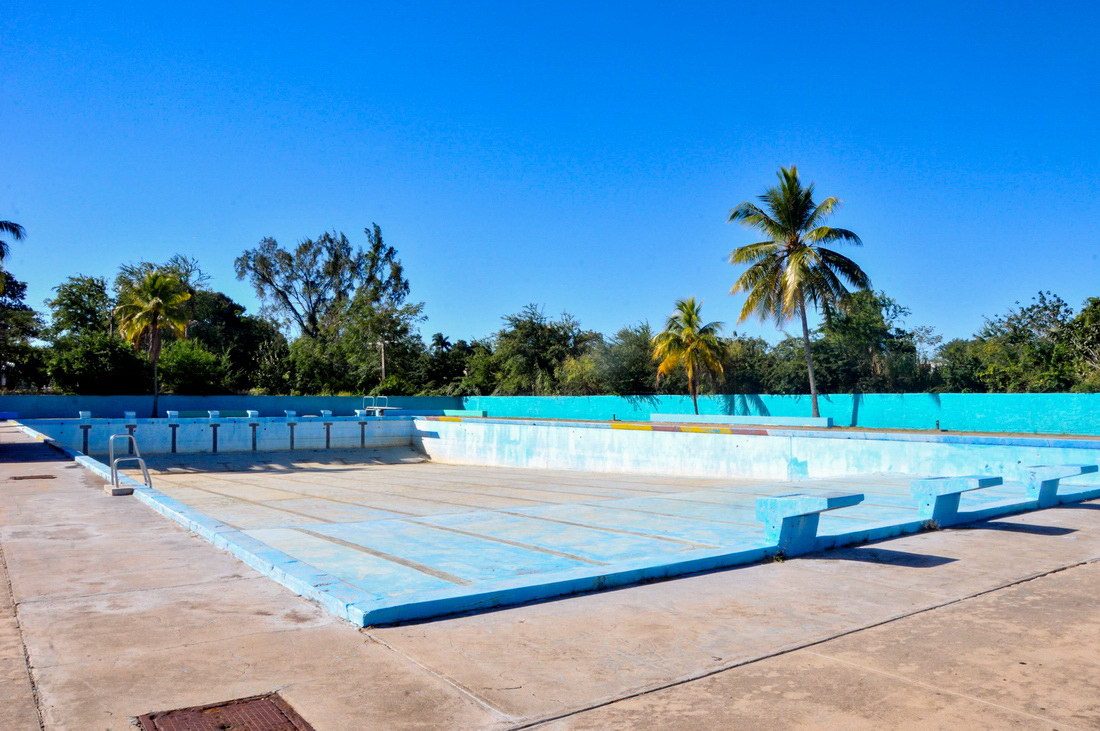 Piscina del complejo deportivo Mártires de Barbados, de Santa Clara.