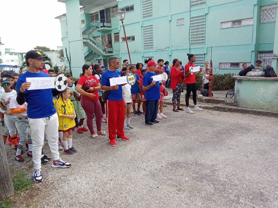 Inauguración de los Juegos Deportivos Recreativos Comunitarios inició este viernes en el consejo popula