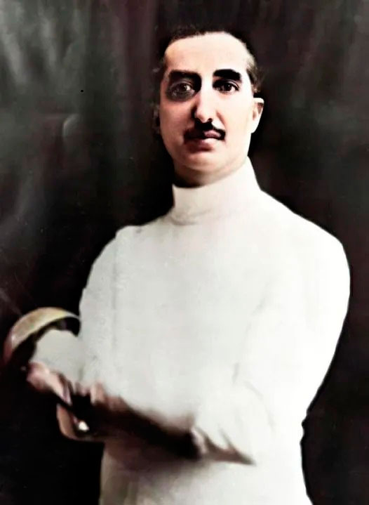Esgrimista cubano Ramón Fonst.