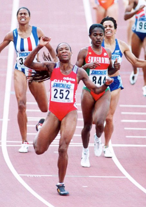 Ana Fidelia Quirós, campeona mundial en Goteborg 1995.