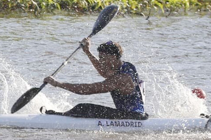 Anthony Lamadrid, kayakista villaclareño.