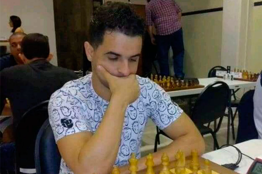 Elier MIranda, ajedrecista villaclareño.
