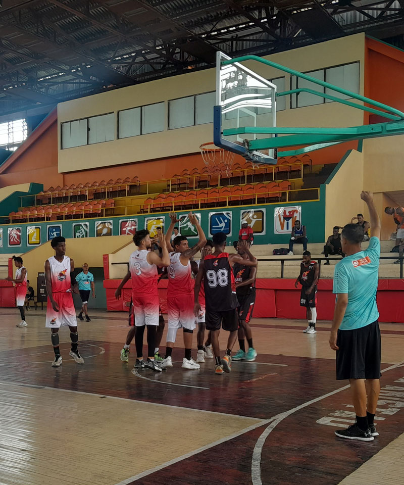 Final provincial de baloncesto entre Santa Clara y Ranchuelo.