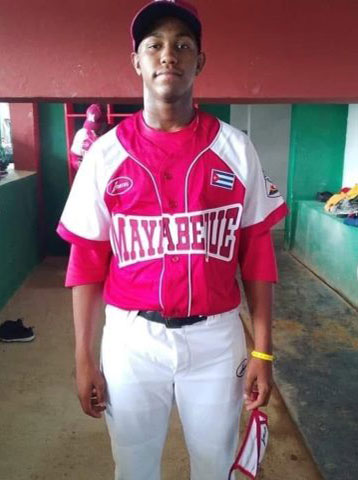 Marlon Vega, pícher de Mayabeque. Marlon Vega, pícher de Mayabeque.