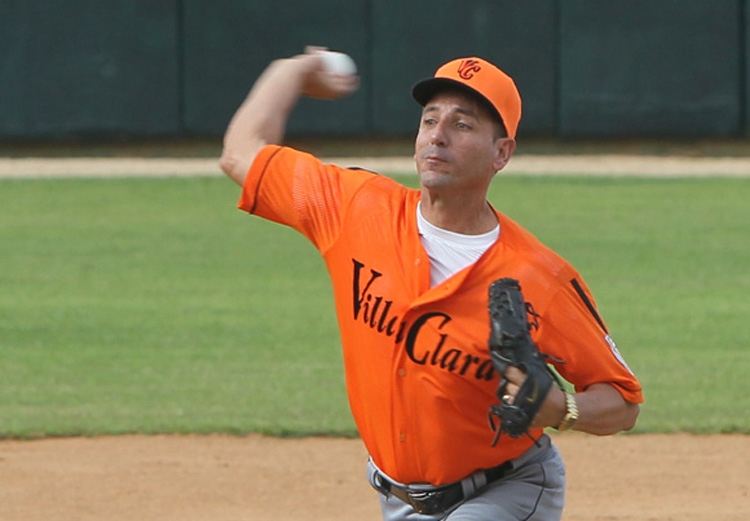 Eliecer Montes de Oca, exlanzador del equipo Villa Clara de béisbol.
