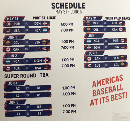 Calendario de juegos del Preolímpico de Béisbol de las Américas rumbo a Tokio. Calendario de juegos del Preolímpico de Béisbol de las Américas rumbo a Tokio.