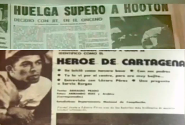 Recortes de prensa cubana que destacan el triunfo de José Antonio Huelga. Recortes de prensa cubana que destacan el triunfo de José Antonio Huelga.