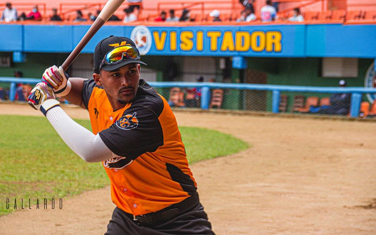 Reidel Pedraza, pelotero del equipo Villa Clara.