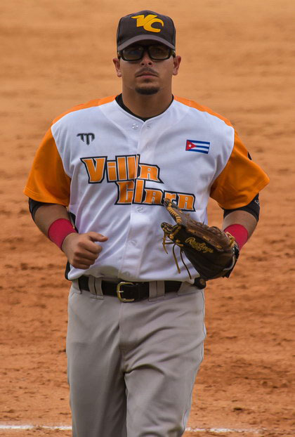 Juan Carlos López, pelotero del equipo Villa Clara de béisbol. Juan Carlos López, pelotero del equipo Villa Clara de béisbol.