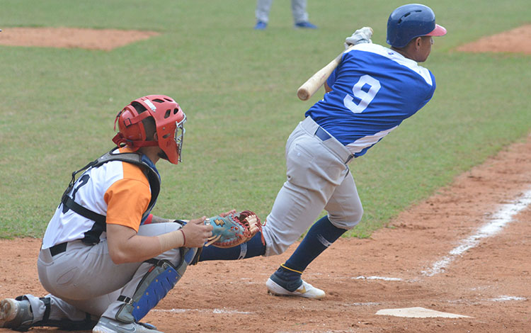 Jorge Enrique Alomá, jugador de Industriales, jonronero del primer juego contra Villa Clara.