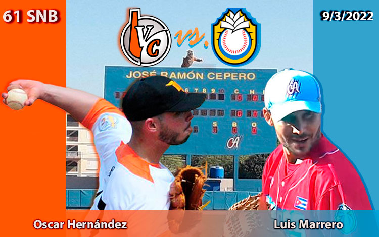 Abridores del primer juego entre Ciego de ívila y Villa Clara. Abridores del primer juego entre Ciego de ívila y Villa Clara.
