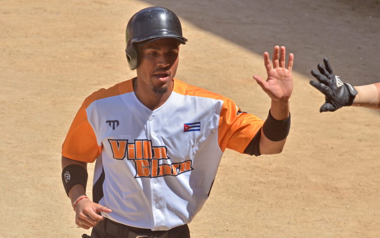 Reidel Pedraza, pelotero del equipo Villa Clara. Reidel Pedraza, pelotero del equipo Villa Clara.