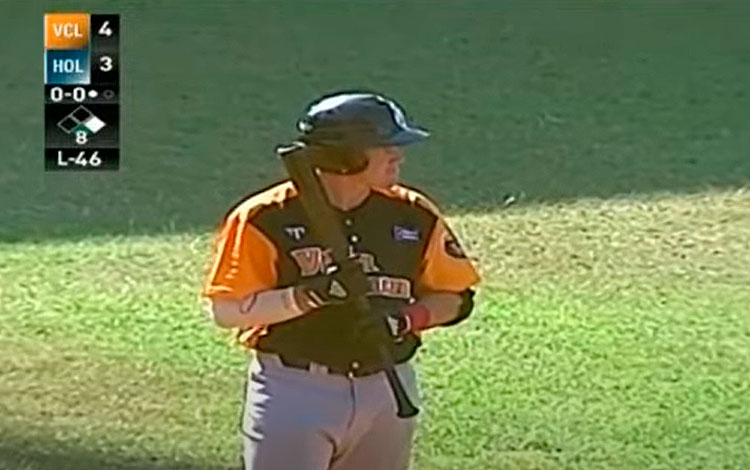 Ottoniel González bateó jonrón en el octavo inning. Ottoniel González bateó jonrón en el octavo inning.