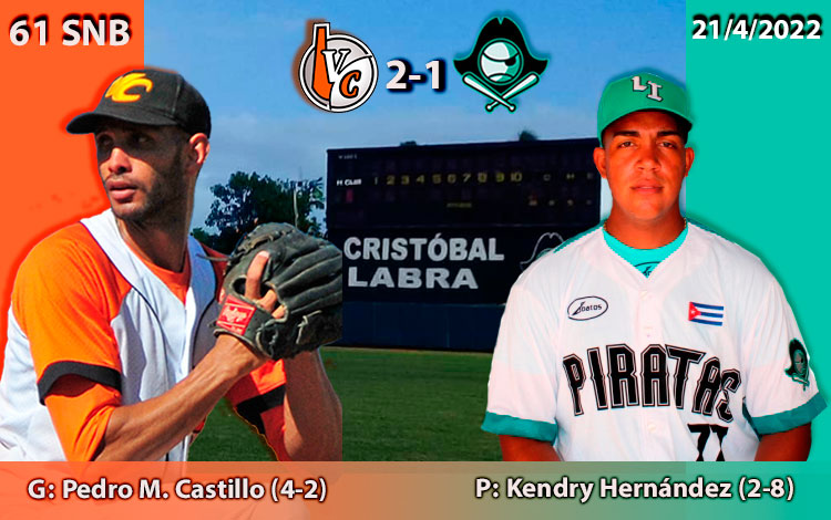 Pedro Manuel Castillo (ganador) y Kendry Hernández (perdedor) del quinto juego entre Villa Clara y la Isla de la Juventud. Pedro Manuel Castillo (ganador) y Kendry Hernández (perdedor) del quinto juego entre Villa Clara y la Isla de la Juventud.