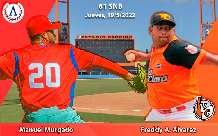 Freddy Asiel ílvarez y Manuel Murgado, abridores del quinto juego entre Villa Clara y Artemisa. Freddy Asiel ílvarez y Manuel Murgado, abridores del quinto juego entre Villa Clara y Artemisa.