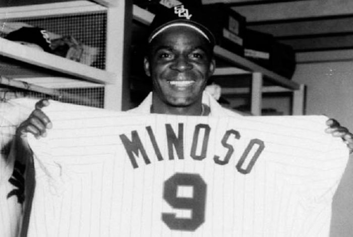 Orestes Miñoso, pelotero cubano en Grandes Ligas. Orestes Miñoso, pelotero cubano en Grandes Ligas.