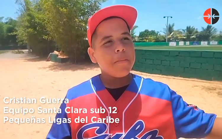 Cristian Guerra, lanzador del equipo Santa Clara. Cristian Guerra, lanzador del equipo Santa Clara.