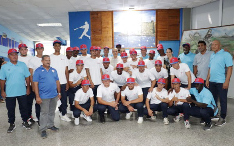 Equipo Cuba al Panamericano de Béisbol Sub-18.