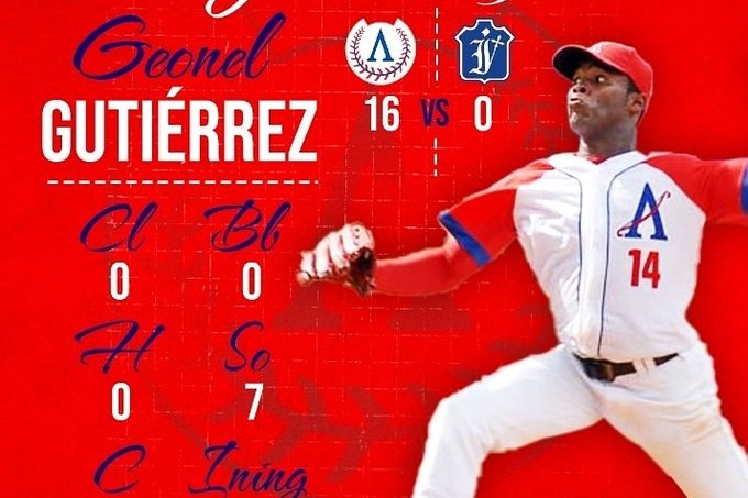  Geonel Gutiérrez, pitcher