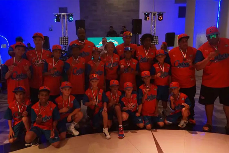 Equipo Santa Clara que participó en la Serie Latinoamericana de las Pequeñas Ligas.