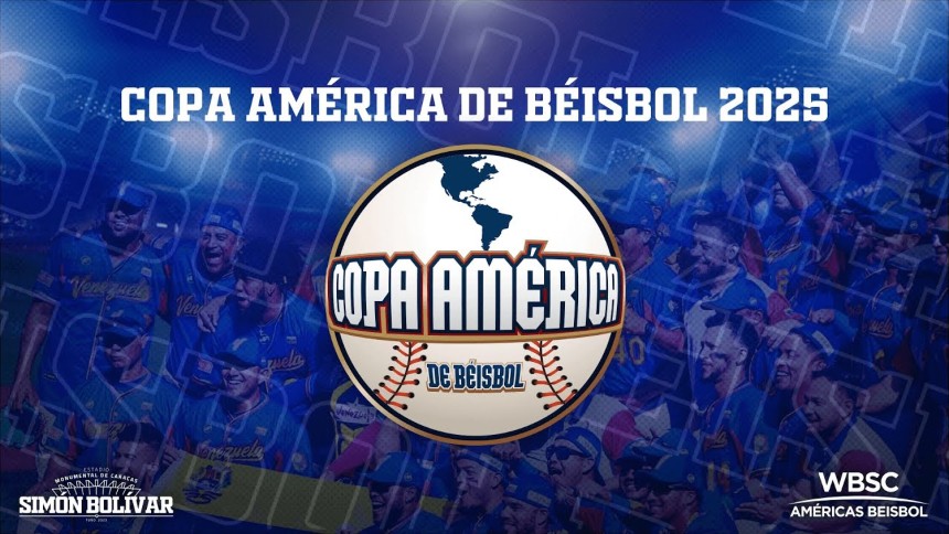 Cartel de la Copa América de Béisbol 2025.