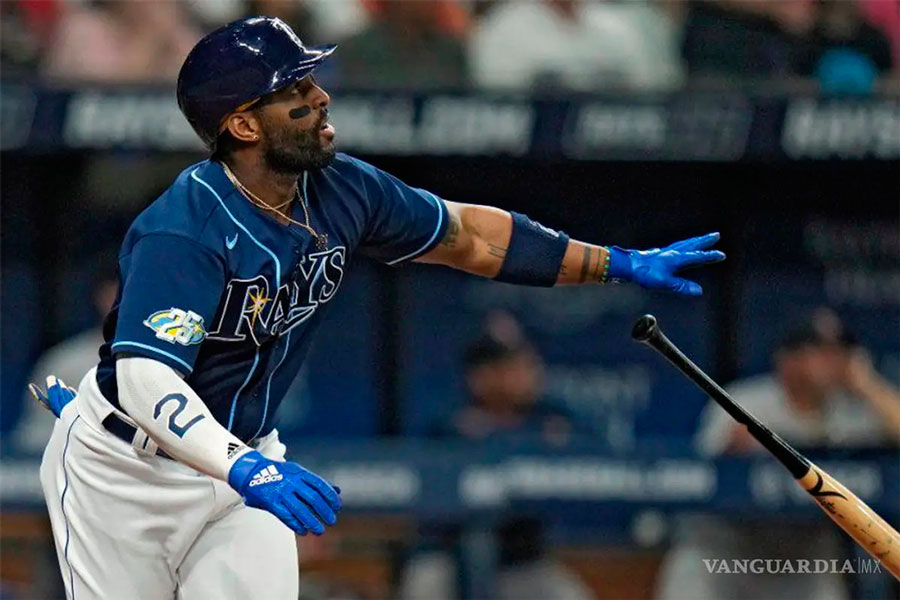 Yandy Díaz, pelotero villaclareño que juega en Grandes Ligas.