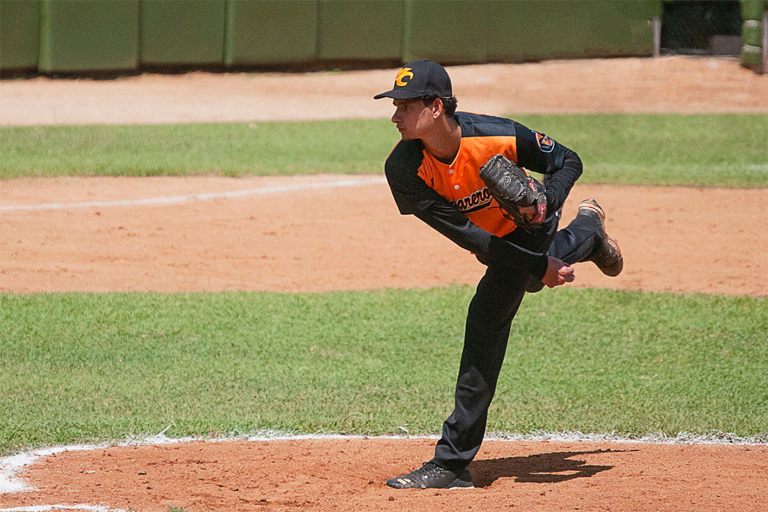 Rubén Ortega, lanzador de Villa Clara.
