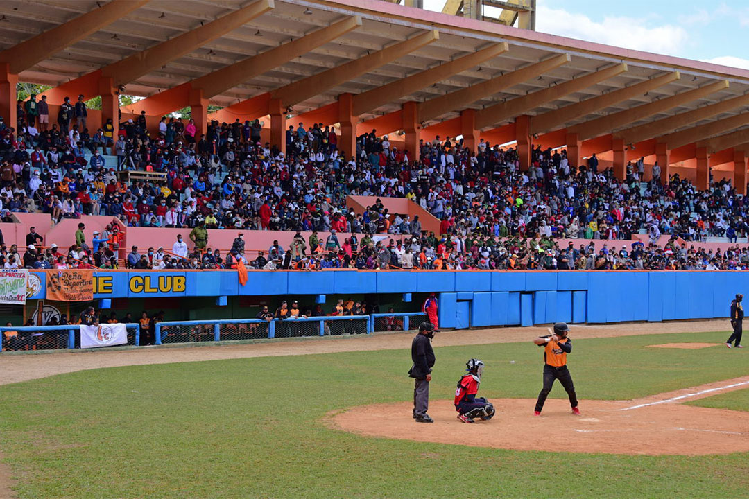 Estadio Augusto César Sandino, en Santa Clara.
