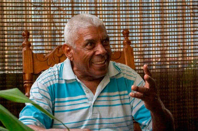 Rolando Macías, primer lanzador cubano que ganó un juego en el estadio Augusto César Sandino.