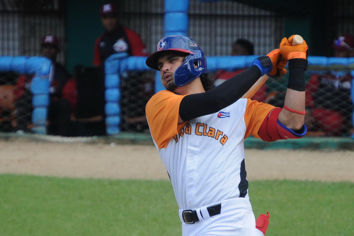 Cristian Rodríguez, pelotero de Villa Clara.