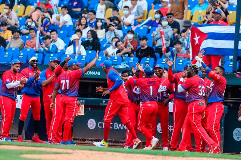 Equipo cubano de béisbol.