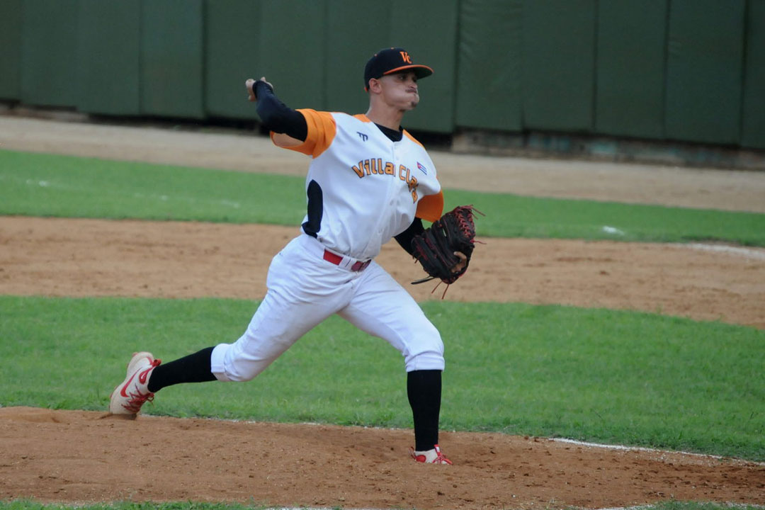 José Carlos Quesada, lanzador de Villa Clara.