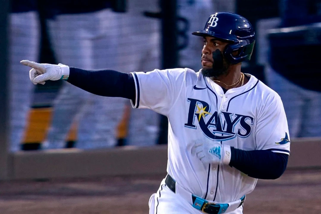 Yandy Díaz, pelotero villaclareño que juega en Grandes Ligas.