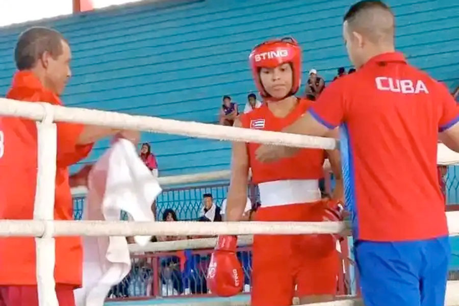 Melany Girado, boxeadora de Villa Clara, tricampeona nacional.