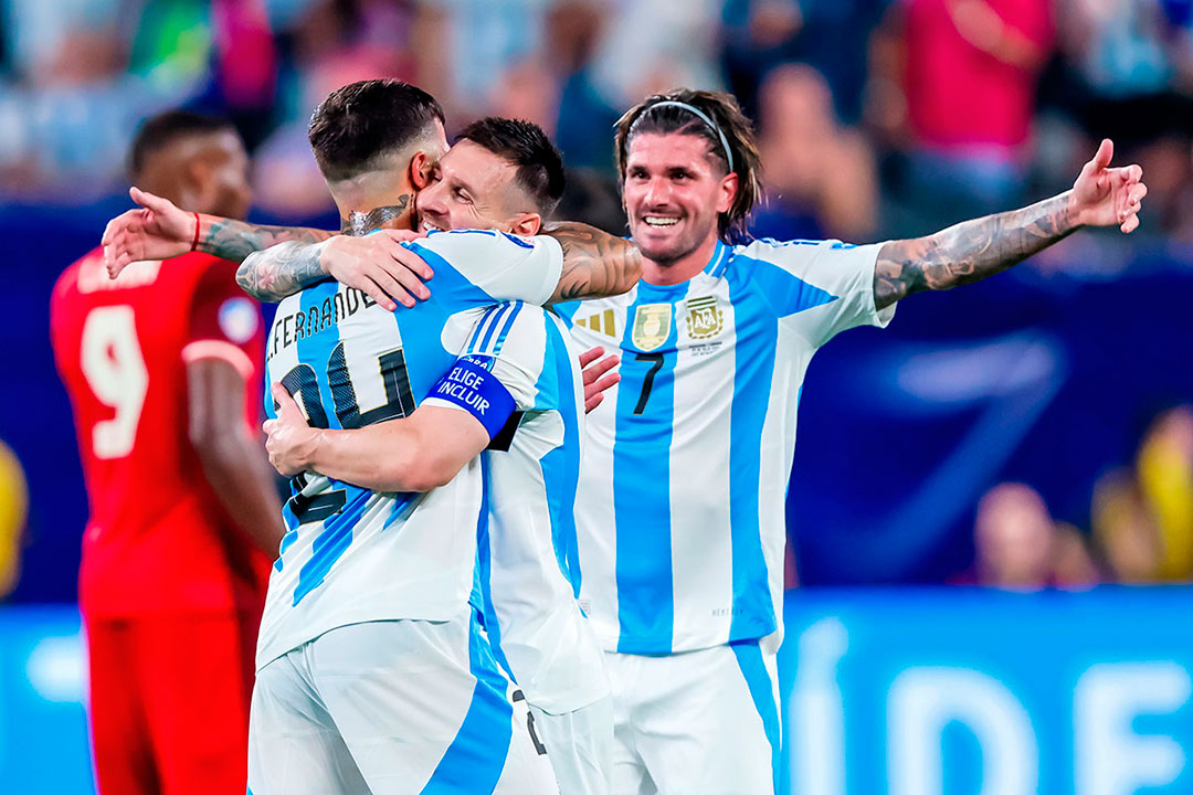 Argentina vence a Canadá en semifinales de la Copa América.