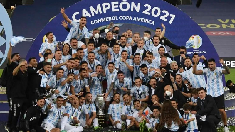 Argentina, campeón en la Copa América 2021.