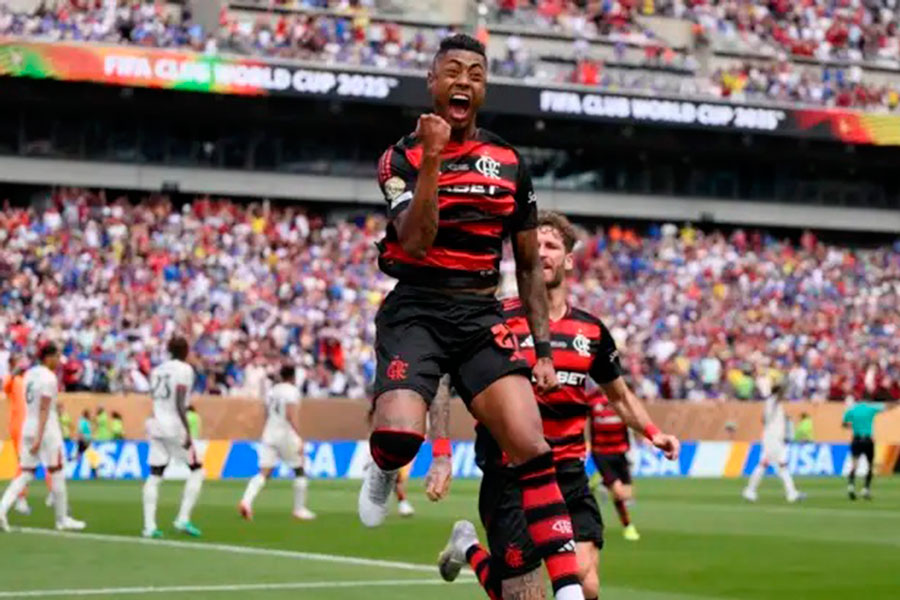 Flamengo celebra remontada contra el Chelsea.