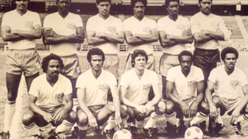 Selección nacional de fútbol de Cuba que integró Regino Delgado.