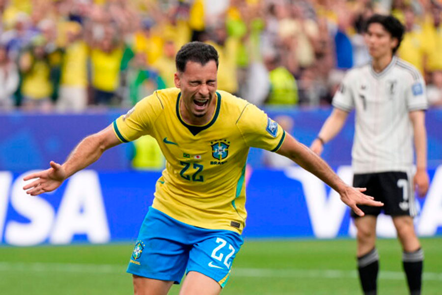 Gabriel Martinelli le dio el sablazo a los samuráis japones, y Brasil está en octavos. de final.