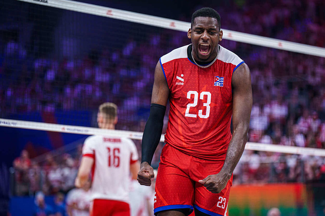 Marlon Yant, jugador de voleibol de Villa Clara.