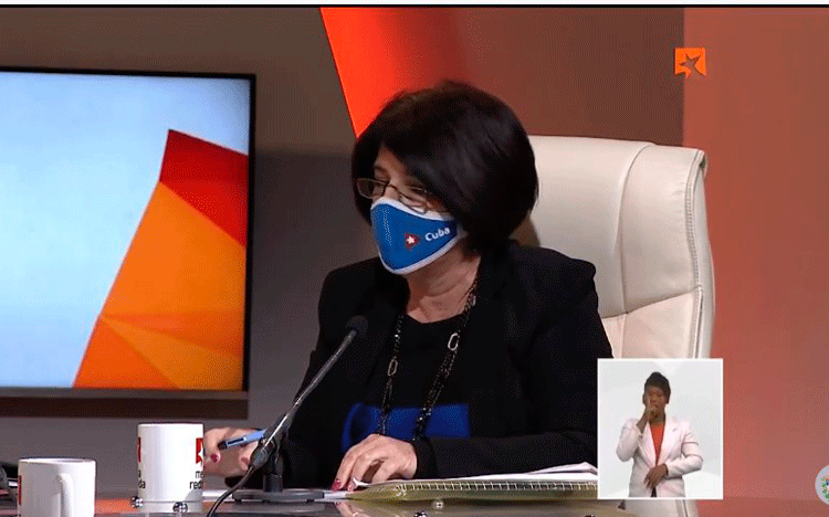 Ministra de Trabajo y Seguridad Social Marta Elena Feitó Ministra de Trabajo y Seguridad Social Marta Elena Feitó